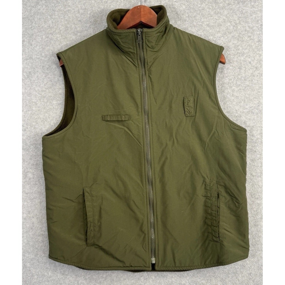 VF Imagewear Olive Green Insulated Vest Mens‎ Medium Long 3M Thinsulate USA VTG - Picture 7 of 16